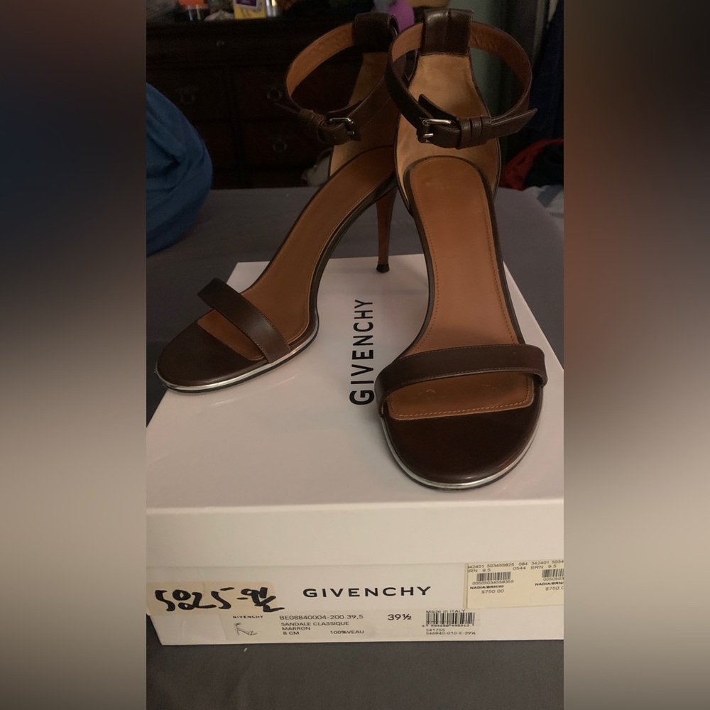 Authentic Givenchy brown heels